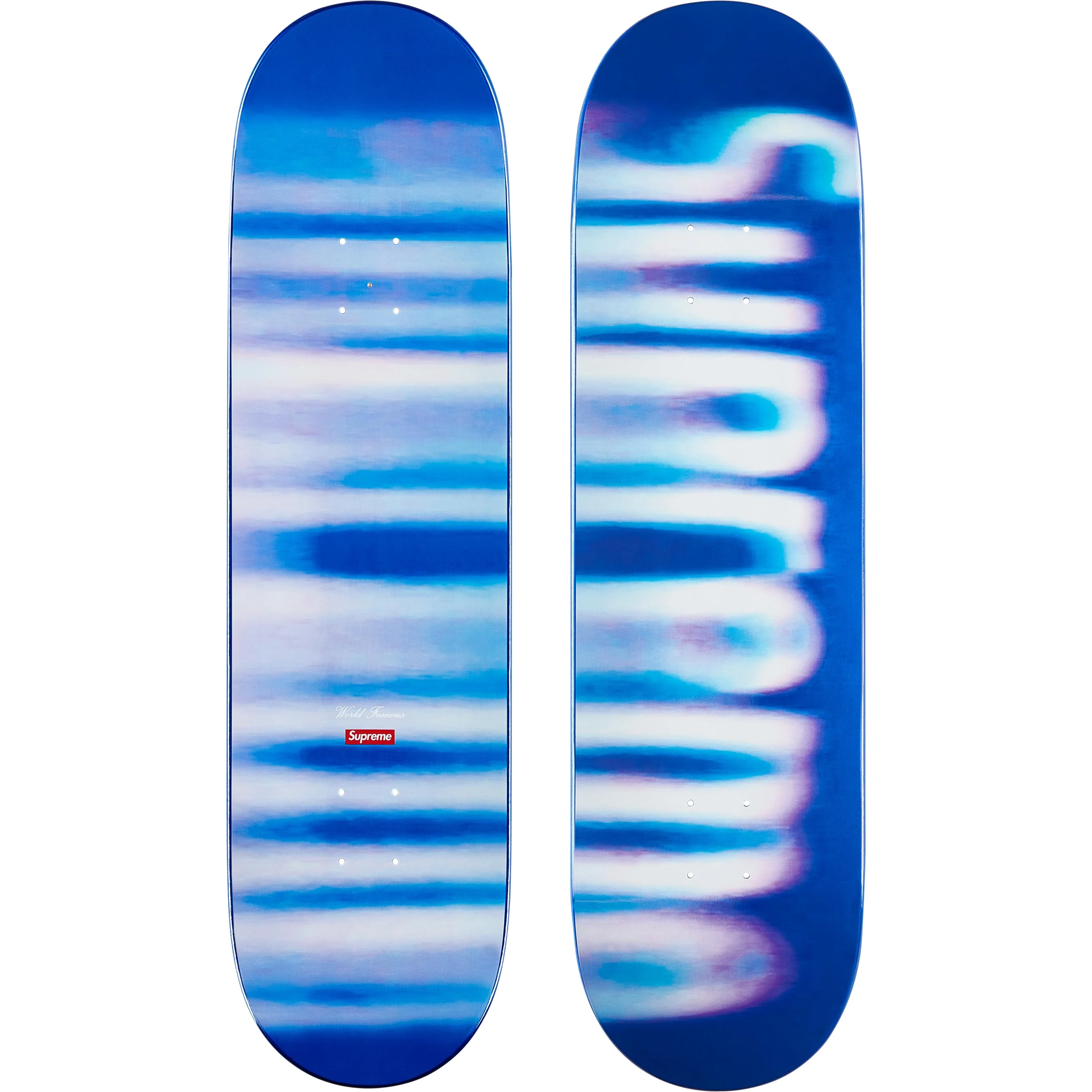 Supreme Blurred Logo Skateboard Deck