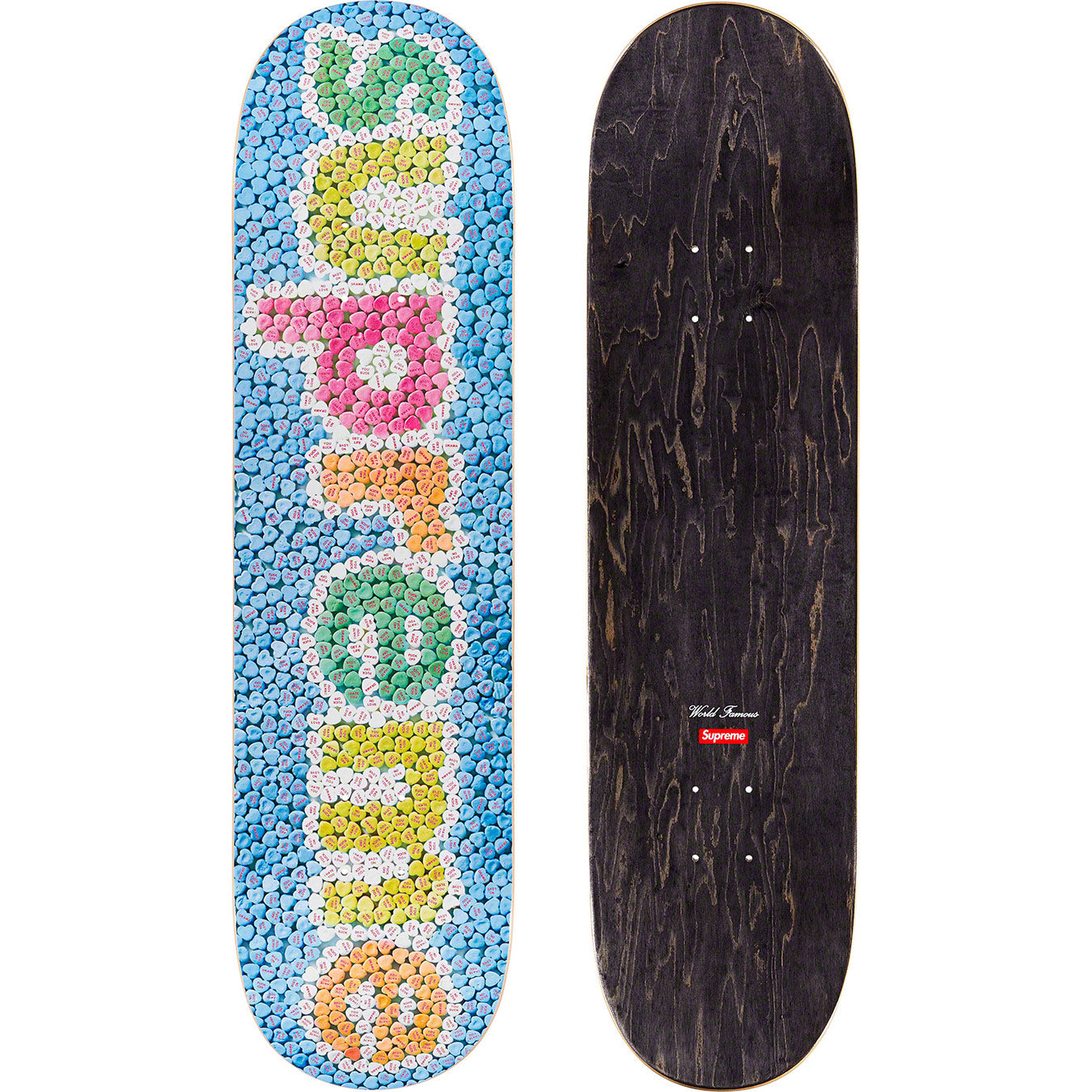 Supreme Candy Hearts Skateboard Deck