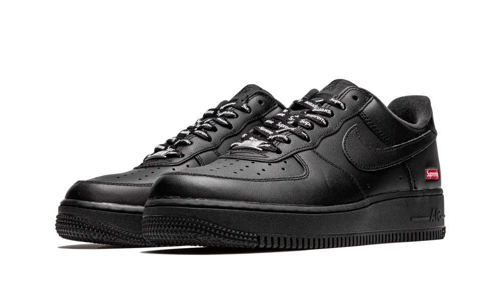 Supreme x Air Force 1 Triple Black