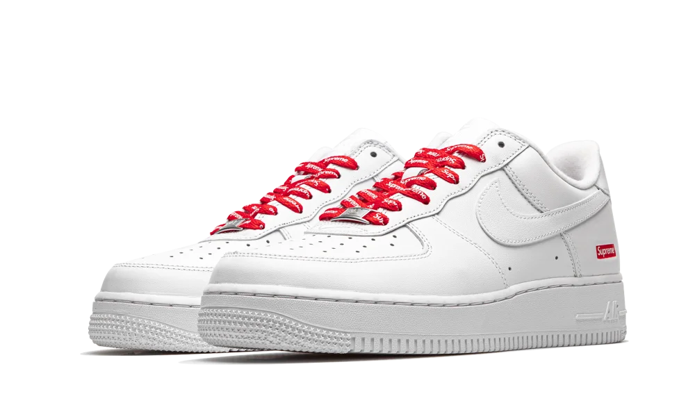 Supreme x Air Force 1 Triple White